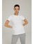 CT122 Basic C Neck T-Shır Beyaz Kadın T-Shirt 1