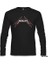 Llord T-Shirt Llordd T-Shirt Metallica - Logo Siyah Erkek SweaT-Shirt 2