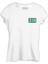 Llord T-Shirt Llordd T-Shirt Squid Game - 218 Göğüs Logo Beyaz Kadın T-Shirt 1