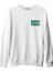 Llord T-Shirt Llordd T-Shirt Squid Game - 218 Göğüs Logo Beyaz Erkek Kalın SweaT-Shirt 1
