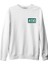 Llord T-Shirt Llordd T-Shirt Squid Game - 456 Göğüs Logo Beyaz Erkek Kalın SweaT-Shirt 1