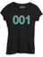 Llord T-Shirt Llordd T-Shirt Squid Game-Number 001 Siyah Kadın T-Shirt 1