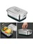 Bento Paslanmaz Çelik Öğle Yemeği Kutusu 2000 ml -Gümüş (Yurt Dışından) 4