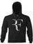 Llord T-Shirt Llordd T-Shirt Roger Federer - Logo Siyah Erkek Kapüşonlu 1