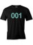 Llord T-Shirt Llordd T-Shirt Squid Game-Number 001 Siyah Erkek T-Shirt 1