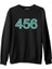 Llord T-Shirt Llordd T-Shirt Squid Game-Number 456 Siyah Erkek Kalın SweaT-Shirt 1