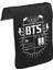 T-Shirt T-Shirt Bts - Logo Unisex Siyah Tak-Çıkar Postacı Çanta Kapağı CK-807 1