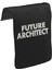 Lord T-Shirt T-Shirt T-Shirt Future Architect Unisex Siyah Tak-Çıkar Postacı Çanta Kapağı CK-633 1