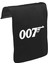 T-Shirt T-Shirt James Bond - 007 Unisex Siyah Tak-Çıkar Postacı Çanta Kapağı CK-988 1