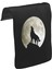 T-Shirt T-Shirt Kurt ve Ay Unisex Siyah Tak-Çıkar Postacı Çanta Kapağı CK-1329 1