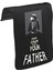 T-Shirt T-Shirt Star Wars - Not Your Father Unisex Siyah Tak-Çıkar Postacı Çanta Kapağı CK-1510 1