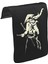 T-Shirt Samuray - Unisex Siyah Tak-Çıkar Postacı Çanta Kapağı CK-1720 1