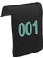 T-Shirt T-Shirt Squid Game-Number 001 Unisex Siyah Tak-Çıkar Postacı Çanta Kapağı CK-1753 1