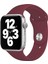 Apple Watch Series SE/10/9/8/7/6/5/4/3 Uyumlu 42mm-41mm-40mm-38mm M/L Silikon Kordon Mürdüm 1