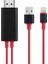 Hytech HY-XO52 Kırmızı-Siyah Lightning To HDMI + USB 2m Mobil Telefon Uyumlu Kablo 1