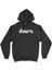 Cix The Doors Logolu Siyah Kapşonlu Sweatshirt Hoodie 1