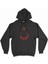 Cix Osmanlıca Türkiye Cumhuriyeti Ay Yıldızlı Siyah Kapşonlu Sweatshirt Hoodie 1