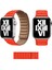 Apple Watch Uyumlu 2 3 4 5 6 38 mm 40 mm Manyetik Baklalı Model Deri Kayış Kordon 2