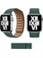 Apple Watch Uyumlu 2 3 4 5 6 38 mm 40 mm Manyetik Baklalı Model Deri Kayış Kordon 2