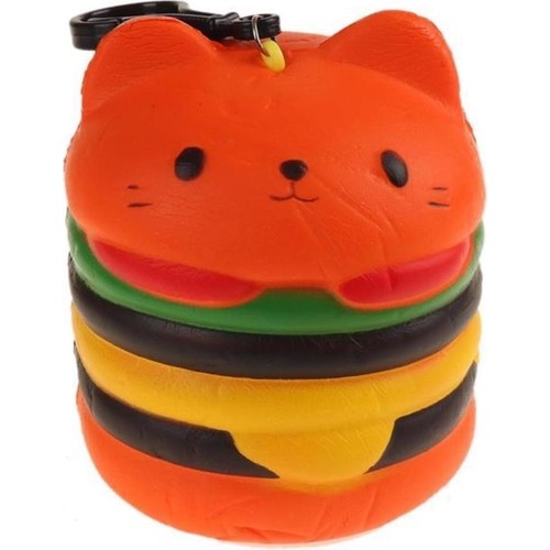 cat hamburger squishy