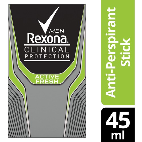 Rexona Clinical Protection Erkek Stick Deodorant Active Fresh 45 ML 1 Adet Rexona Clinical Protection Erkek Stick Deodorant Active Fresh 45 ML 1 Adet
