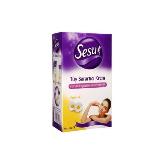 Sesu Tüy Sarartıcı Krem 35 gr + 18 gr