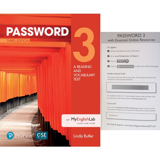 Pearson Education Yayıncılık Password 3 With Myenglishlab Kitabı