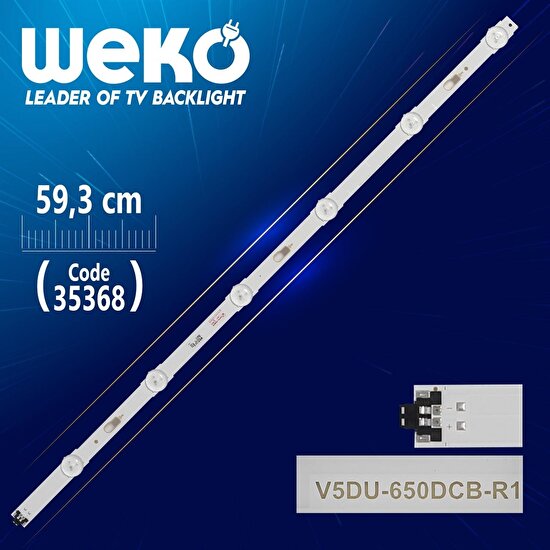 Weko S_5U75_65_FL_R6_REV1.4_150514_LM41-00121E - V5DU-650DCB-R1 - 59.3 cm 6 Ledli - (WK-975)