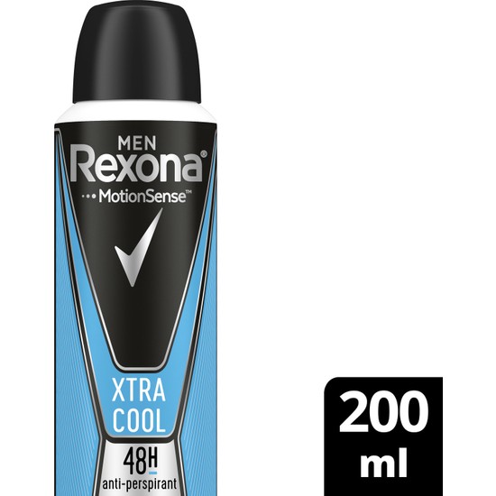 Rexona Men Anti-Perspirant Sprey Deodorant Erkek Xtra Cool Fresh Protection 200 ML 1 Adet