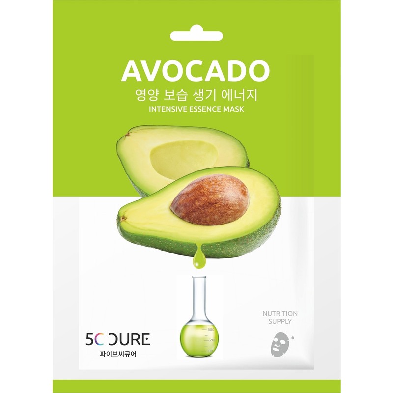 5c Cure Avocado Intensive Essence Mask- Avokado Yüz Maskesi (25ml)