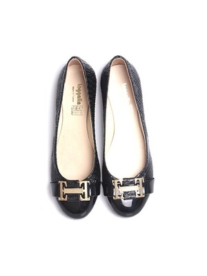 Loggalin 222018 031 111 Kadın Siyah Babet