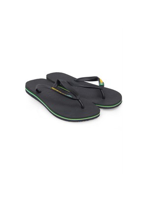 Havaianas Brasil Logo Siyah Terlik