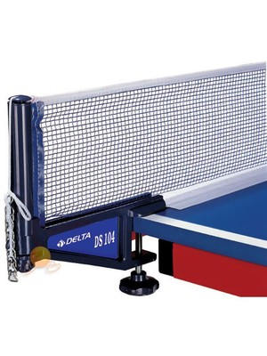 Delta Mavi Masa Tenisi Mengeneli Deluxe Pinpon Ağı File Demir Set