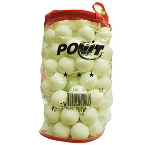 100'Lü Masa Tenisi Topu (Pinpon Topu) Beyaz