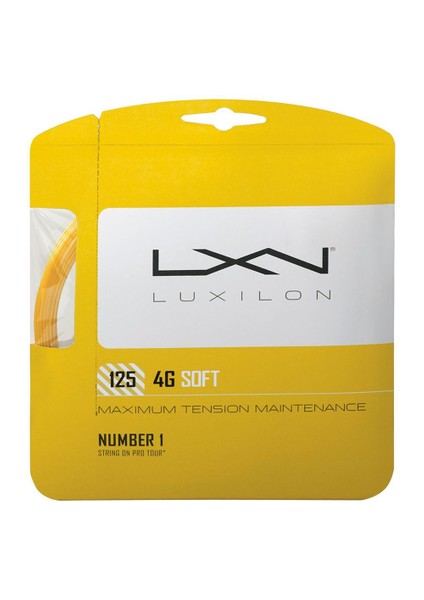 Luxilon 4G Soft 1.25 Set Tekli Raket Kordajı