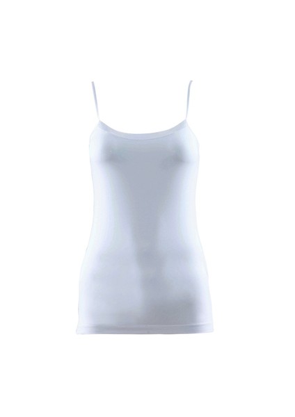 1404 BAYAN AURA SATİN BEYAZ ATLET