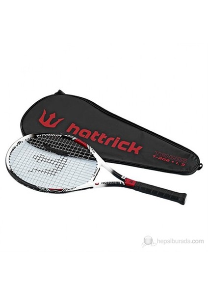 T 202 Tenis Raketi Bordo-Siyah - L2 Beden
