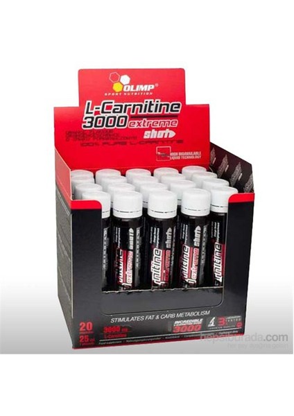 L-Carnitine 3000 Mg 25 Ml 20 Ampül