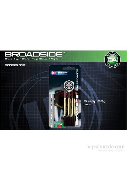 Broadside Çelik Uçlu 22gr Dart Oku