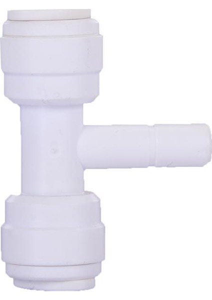 Su Arıtma T Filtre Bağlantı Nipeli 1/4 inç Quick 1/4 inç Boru