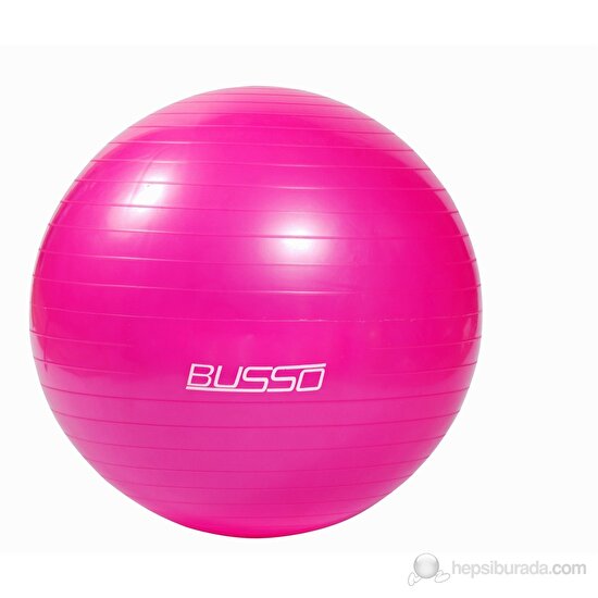 Busso 65 Cm Antı Burst Pilates Topu Pompa Hediyeli