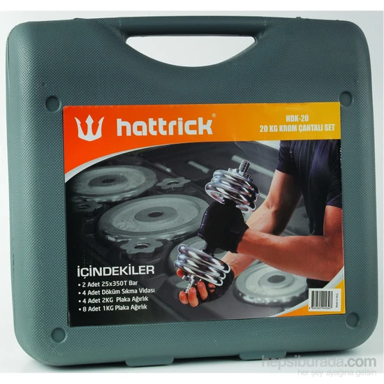 Hattrick Hdk20  Krom Çantalı Set 20kg