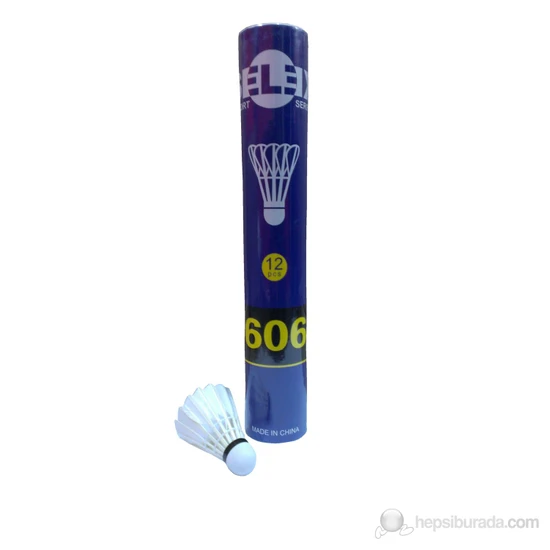 Selex 606 Badminton Topu Kaz Tüyü 12'Li