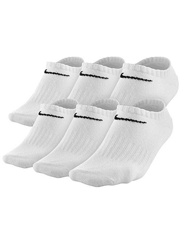 Nike Sx4466-101 6 Lı Çorap Seti Beyaz