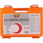 Eagle İlk Yardım Çantası 32x28x13 cm Sargı Bezi ve Medikal Malzemelerle Darbelere Dayanıklı
