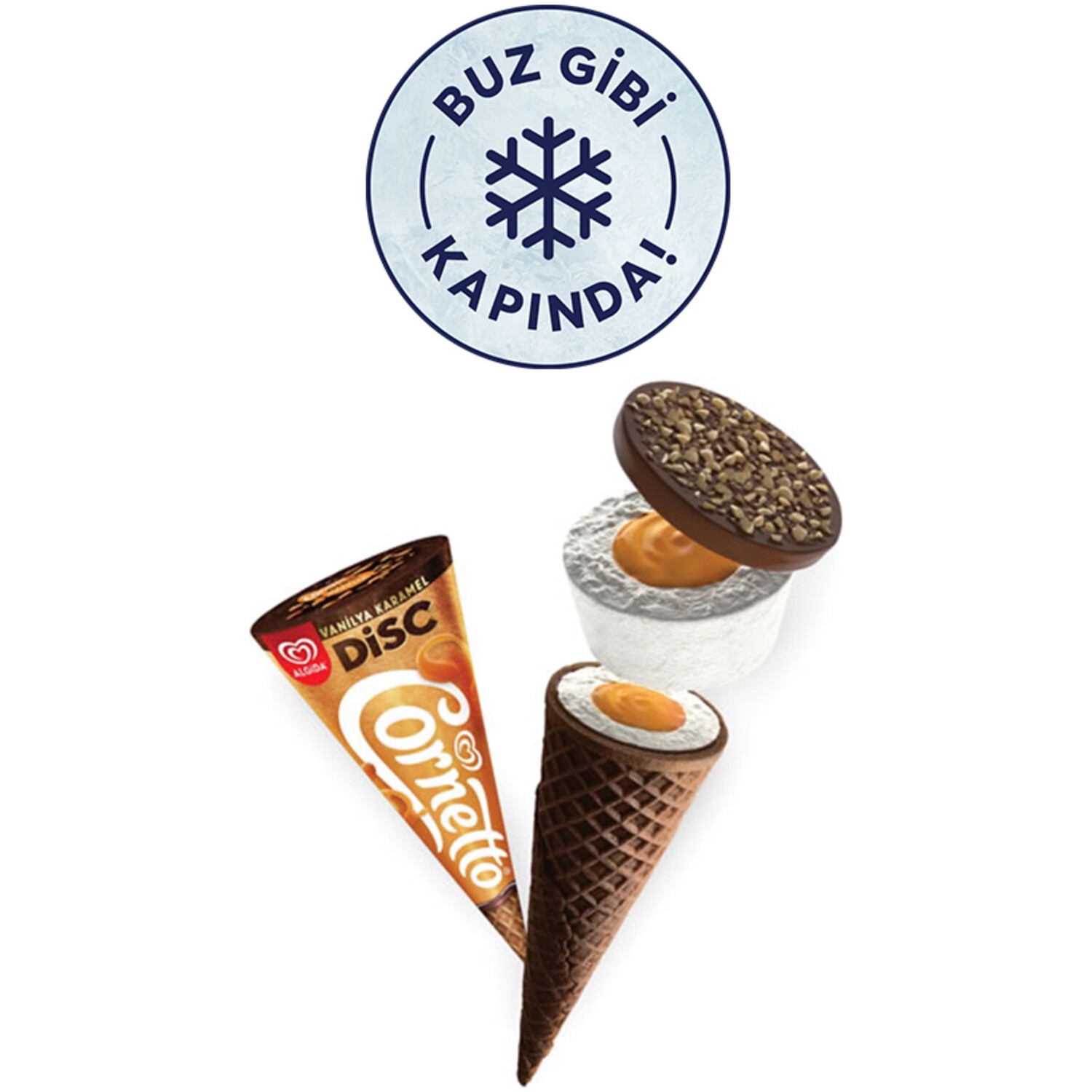 Disc Vanilya Karamel Dondurma 140 ml Fiyatı