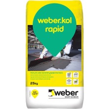Weber 25 kg Weber.kol Rapid Çimento Esaslı Seramik Yapıştırıcı Harcı