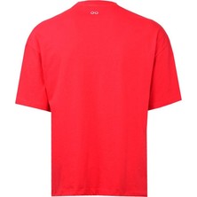 to Cosmos  Oversize Peluş Ayıcık Tasarım Kırmızı Kadın Erkek Tişört