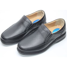 Giygez Ortopedik Hafif Taban Bağsız Siyah Günlük Erkek Ayakkabı