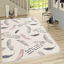 Rovigo Home Dijital Baskı Yıkanabilir Kaymaz Taban Salon Halısı